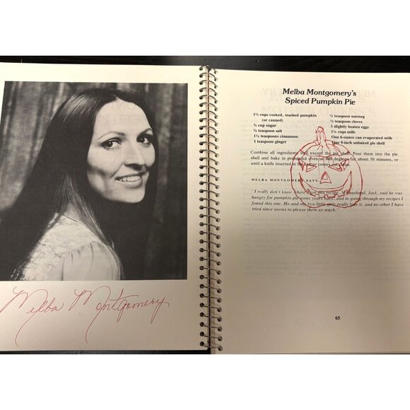 Cooking With Country Cookbook By Claudia Burgess 1978 Recipes & Biographies - Picture 7 of 9